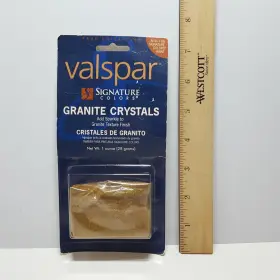 33888 Valspar Signature Colors 1oz Gold Granite Texture Finish Paint Crystals