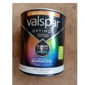 57032 Valspar Optimus Paint And Primer Stain-blocking Semi-gloss Interior Base