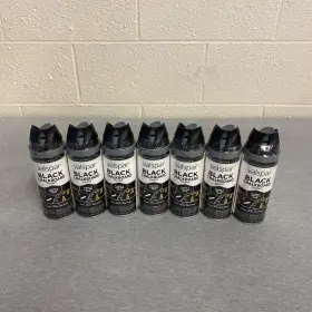 68007 Valspar Black Chalkboard Spray Paint 12oz 7 Pack