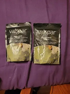 82795 Valspar 2 Packs Of Anti-skid Floor Texture Additive 3 Oz Bag