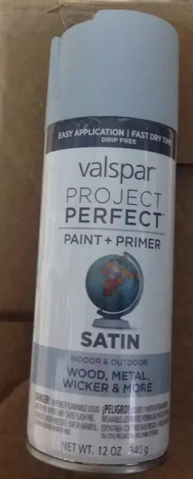 84200 Valspar New Project Perfect Paint And Primer Satin Lighthouse Shadows Free Ship