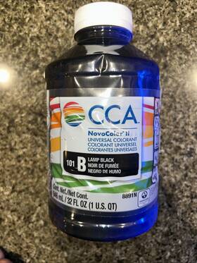 Valspar 8891n Cca Novocolor Ii Universal Colorant 101 B Lamp Black 1 Qt