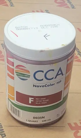 8935n Valspar Novocolor Hp Cca F Red Oxide Paint Colorant