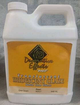 Valspar 90627 Decorative Effects Transluscent Iridescent Glaze Pearl 1 Quart Read