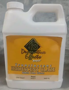 90627 Valspar Decorative Effects Transluscent Iridescent Glaze Pearl 1 Quart Read