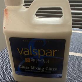 Valspar 98557 Signature Colors Clear Mixing Glaze For Paint Projects