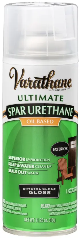 Varathane 020066429713 Oil-based Ultimate Spar Urethane Spray 11.25 Oz Gloss