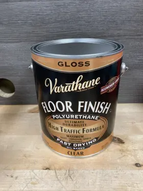 130031 Varathane Gloss Clear Floor Finish 1 Gal High Traffic Formula New