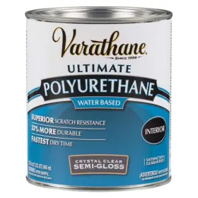 200141h Varathane 1 Quart Clear Semi-gloss Water-based Interior Polyurethane 2-pack