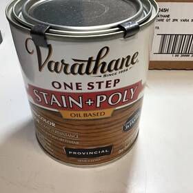 Varathane 225245h 2 Cans One Step Stain Poly Provincial Semi Gloss 32oz Ea
