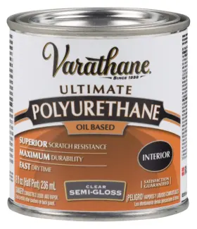 242172h Varathane Oil-based Ultimate Polyurethane Half Pint Semi-gloss Finish