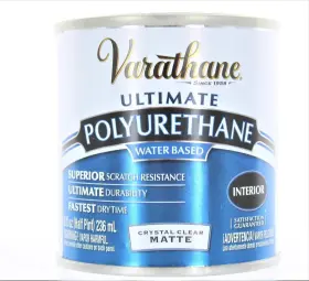 262075 Varathane Water-based Ultimate Polyurethane Liquid Clear 0.5 Pt Can