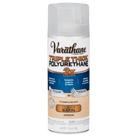 Varathane11-oz Varathane 318290 Satin Triple Thick Polyurethane Spray Bare Wood Clear 6-pack