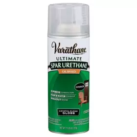 340407 Varathane Oil-based Ultimate Spar Urethane Spray 11 Oz. Clear Gloss Sheen 6 Pack