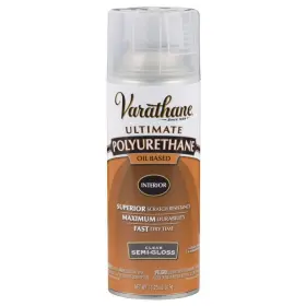 342078 Varathane 11-oz Semi-gloss Interior Polyurethane Spray Paint Clear 6-pack