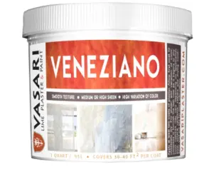 Vasari 810094962463 Lime Plaster And Paint - Veneziano Smooth Finish Made From