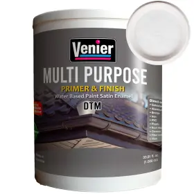 Venier 810063040581 All In Paint 33.81 Fl.oz.- White - Cabinet Furniture For Me