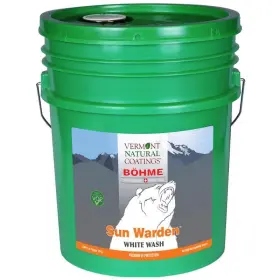 101992 Vermont Natural Coatings Sun Warden Flat Whitewash Water-based Waterborne Wood F