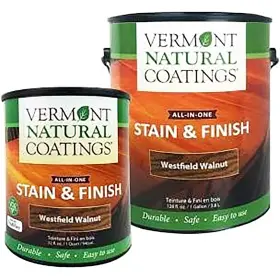Vermont Natural Coatings 817511011636 Polywhey Stain And Finish Westfield Walnut Gal