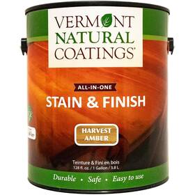 Vermont Natural Coatings 817511011674 Polywhey Stain And Finish Harvest Amber Gal