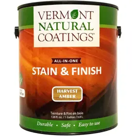 Vermont Natural Coatings 817511011674 Polywhey Stain And Finish Harvest Amber Gal