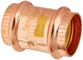 16108 Viega Propress G Copper Coupling With Stop 1 Inch Press X 10 Pack