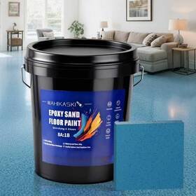 Wahikaski 785034023842 Epoxy Colored Sand Floor Paint For Concrete Self Leveling