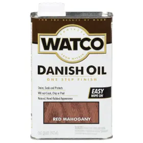 214380 Watco Danish Oil Red Mahogany Quart