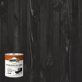 359023 Watco 1-pint Butcher Block Oil Semi-transparent Sealer Washable Ebony 4 Pack