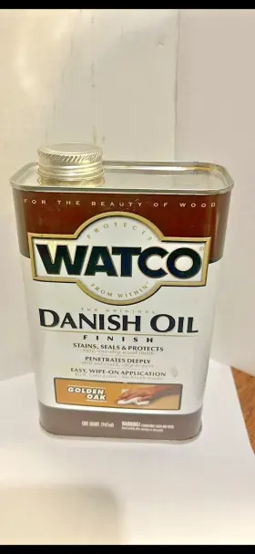 65141 Watco Danish Oil Finish - Quart Golden Oak. #