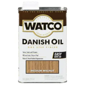 A65941 Watco Danish Oil Medium Walnut Quart