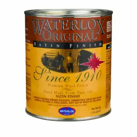 Waterlox 081283260442 Tb 6044 Original Satin Finish Quart 32 Fluid Ounces