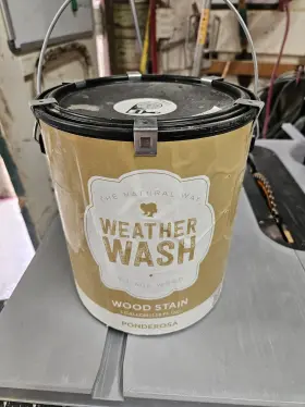 Weatherwash 858535006772 Ponderosa Weather Wash Transparent Aging Wood Stain 1 Gallon
