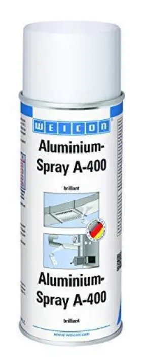 A-400 Weicon 024596017026 Aluminium Spray Brilliant 400 Ml Metal Rust And Corrosion Protection