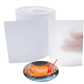 20240314sprp Wensskku Air Mattress Patch Repair Kit Heavy Duty 3.15in X 7 Ft 3.15inchx7ft Clear