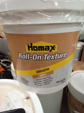 621zb White 2416 Homax 2 Gal. Smooth Rool-on Texture