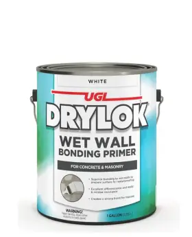 25513 White Drylok 1 Gal. Acrylic Interior/exterior Wet Wall Bonding Primer For Concre