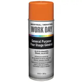 A04413007 Work Day Spray Paint Gloss Orange 10 Oz 800t21