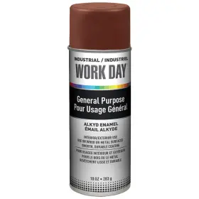 A04431007 Work Day Spray Paint Gloss Brown 10 Oz 800t22