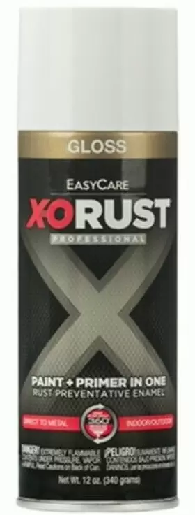 Xop1-aer X-o Rust Gloss White Anti-rust Enamel Spray Paint Primer - 1 Pack
