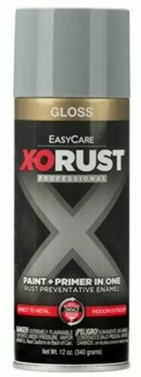 Xop15-aer X-o Rust Gloss Machinery Gray Anti-rust Enamel Spray Paint Primer