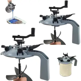 Xa031 Xinhnmuu 2 Pcs 4l Mixing Mate Paint Lid Kit Can Pouring Spout With Better Seali