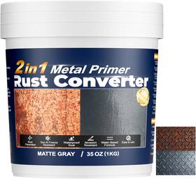 Xiufudaw Converter-35 Gray Rust Converter For Metal 2 In 1 And Primer - Long-las