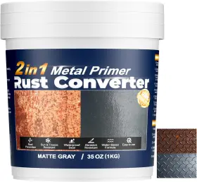 Converter-35 Xiufudaw Gray Rust Converter For Metal 2 In 1 And Primer - Long-las