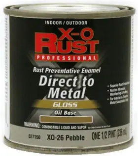 Xo-26 Xo Rust 042909527158 Oil Base Pebble Gloss Half Pint
