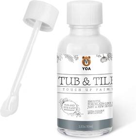 Yoa 765452849033 Bathtub Tile Repair Paint White 1.5 Oz 1 Bottle Suitable For Repairing