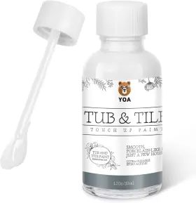 Yoa 765452849033 Bathtub Tile Repair Paint White 1.5 Oz 1 Bottle Suitable For Repairing