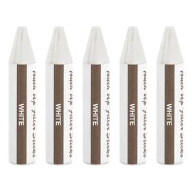Zaplyte 678202713075 5pcs Wood Filler Stick Wax Sticks Touch Up Markers White