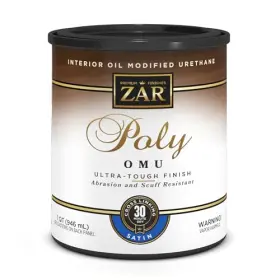 Zar 079941362126 36212 Ultra Max Oil Modified Polyurethane Qt Satin
