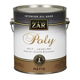33913 Zar Matte Clear Oil-based Polyurethane 1 Gal. - Total Qty 2